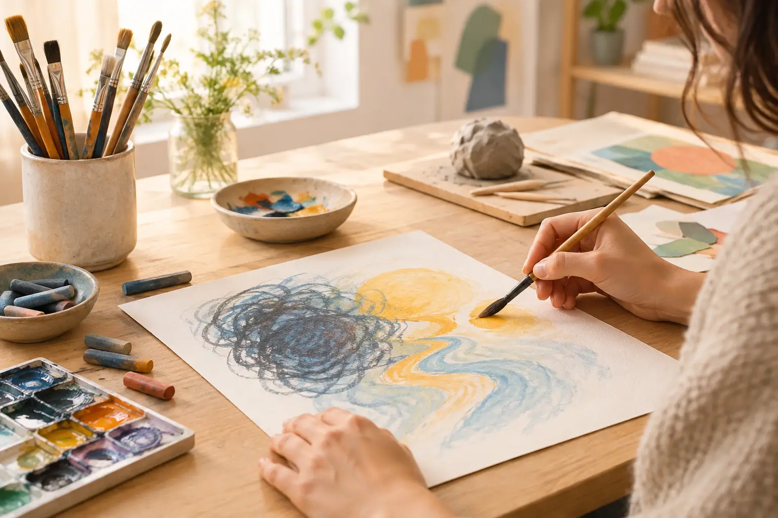 Beispiel: Prüfungsangst kreativ erkunden